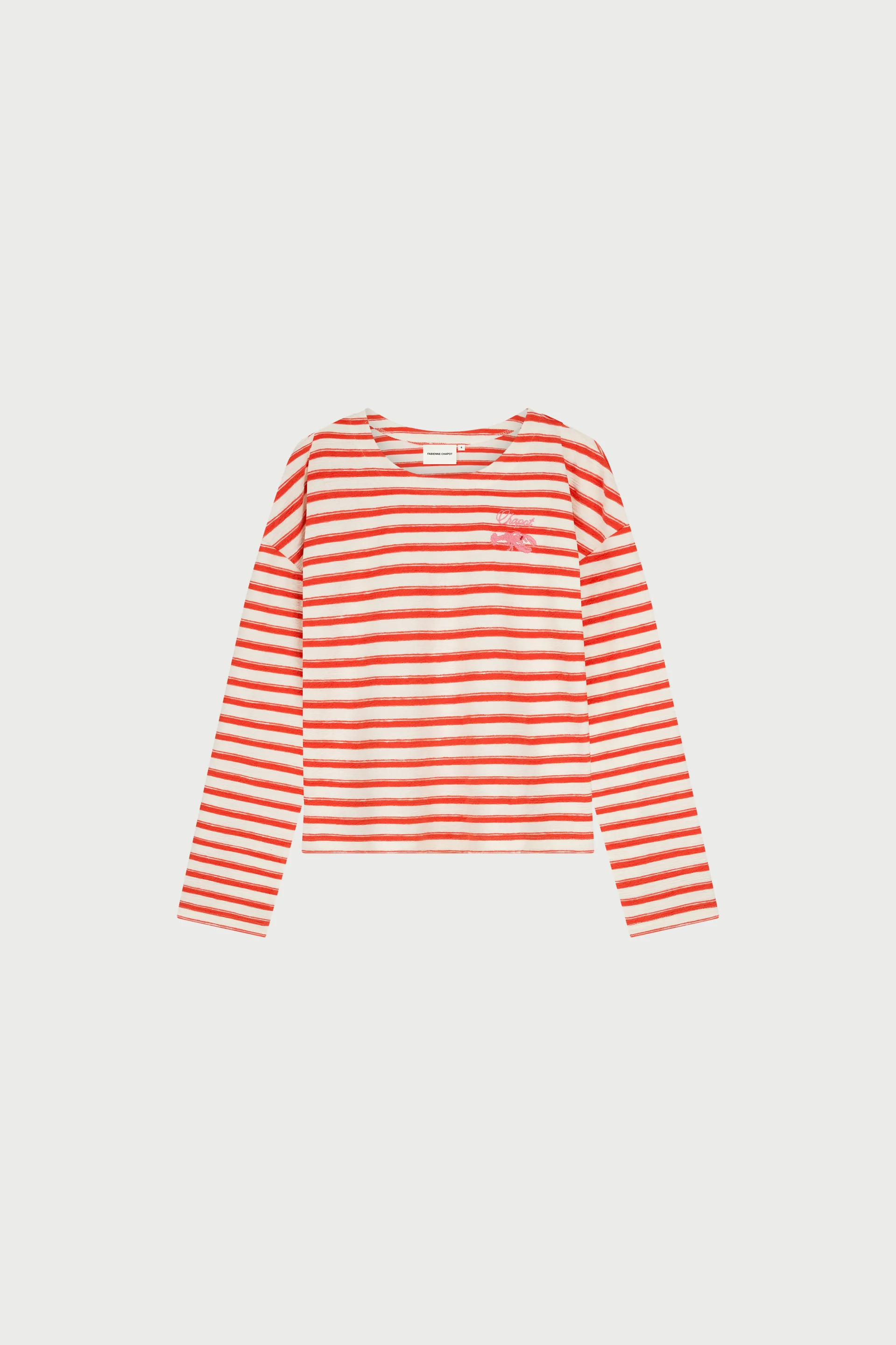Celina Top | Cosy White/Tangerine Tango - Image 4