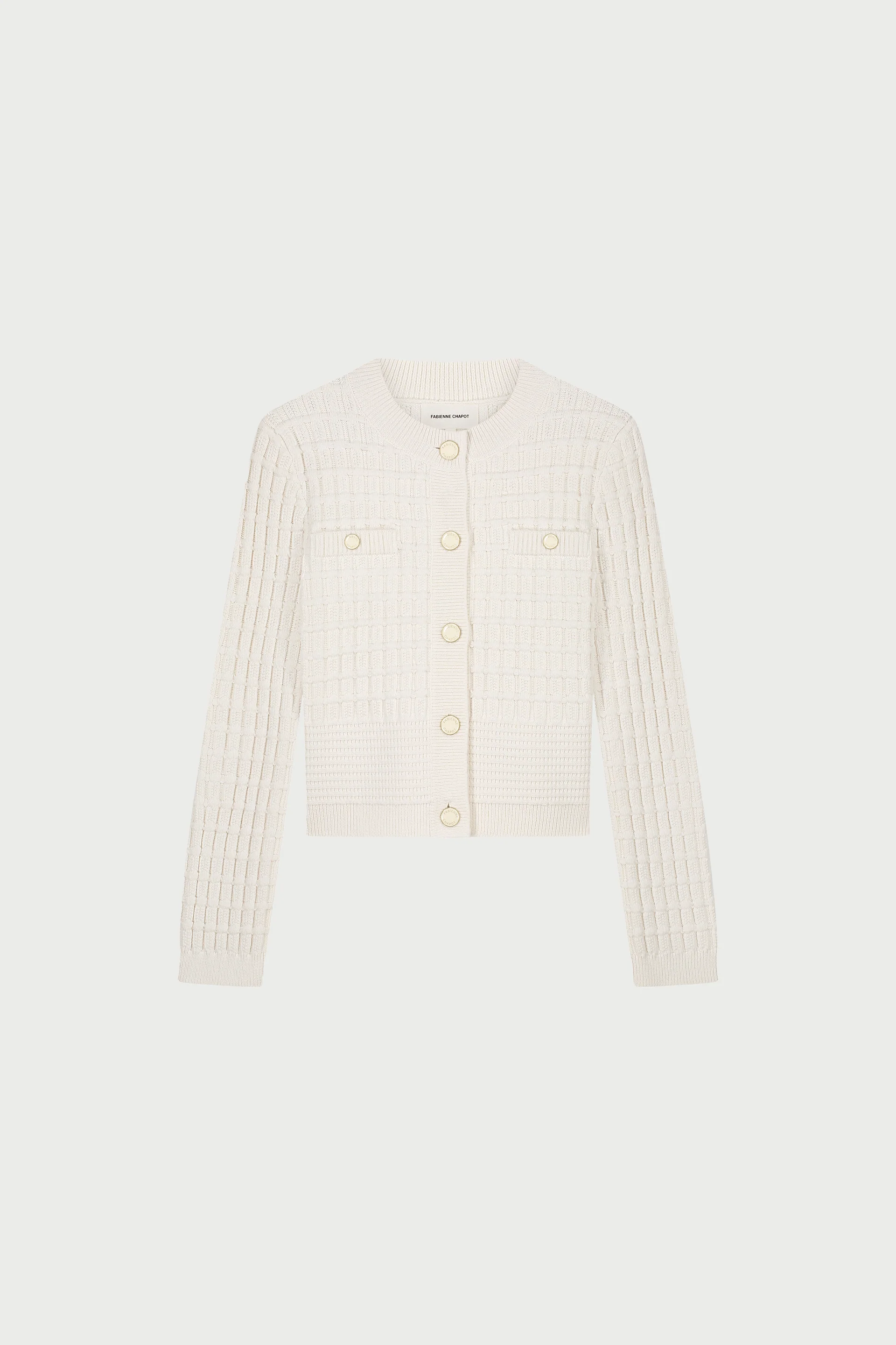 Chin Cardigan | Cosy White - Image 4