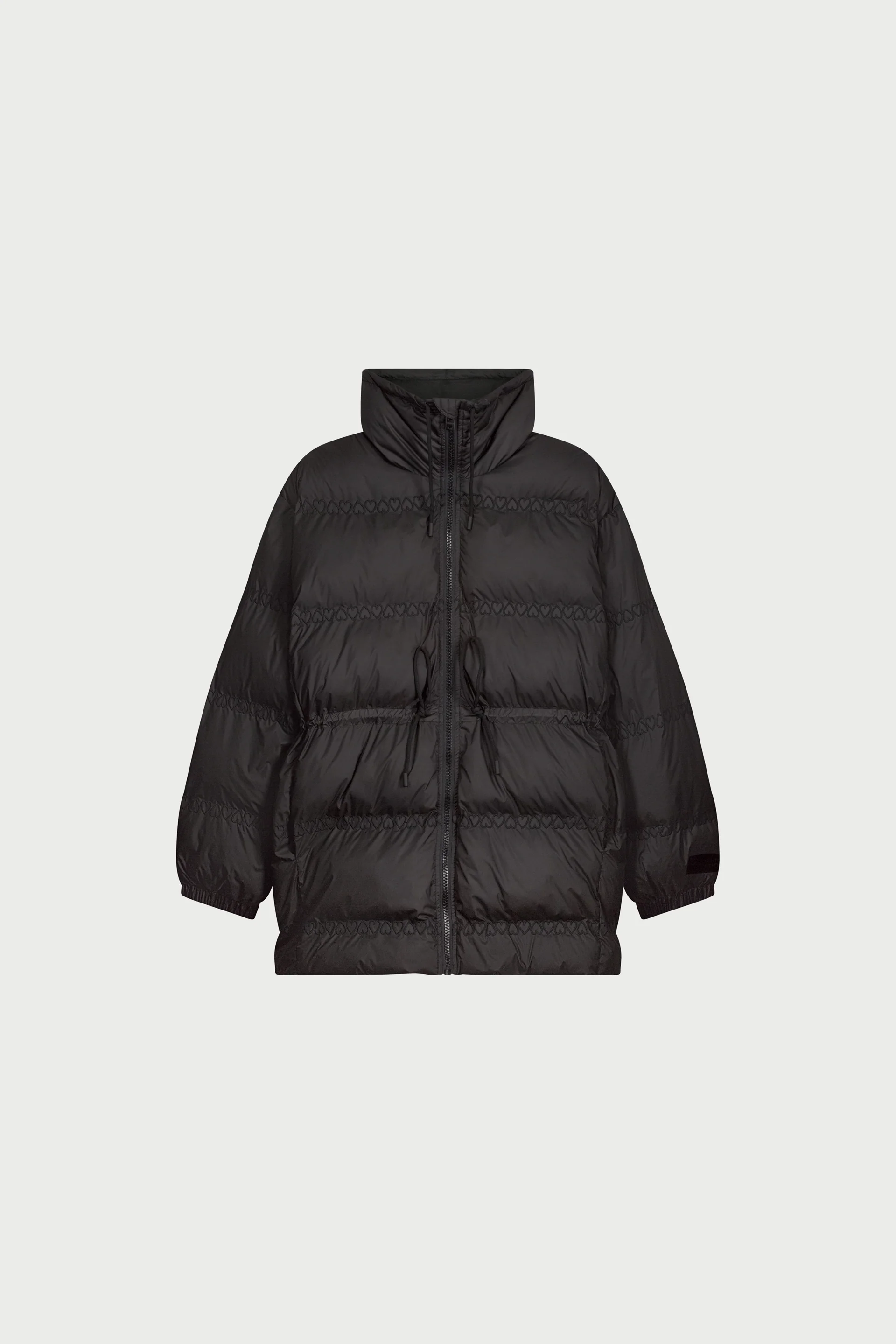 Cisca Puffer Coat | Black - Image 5