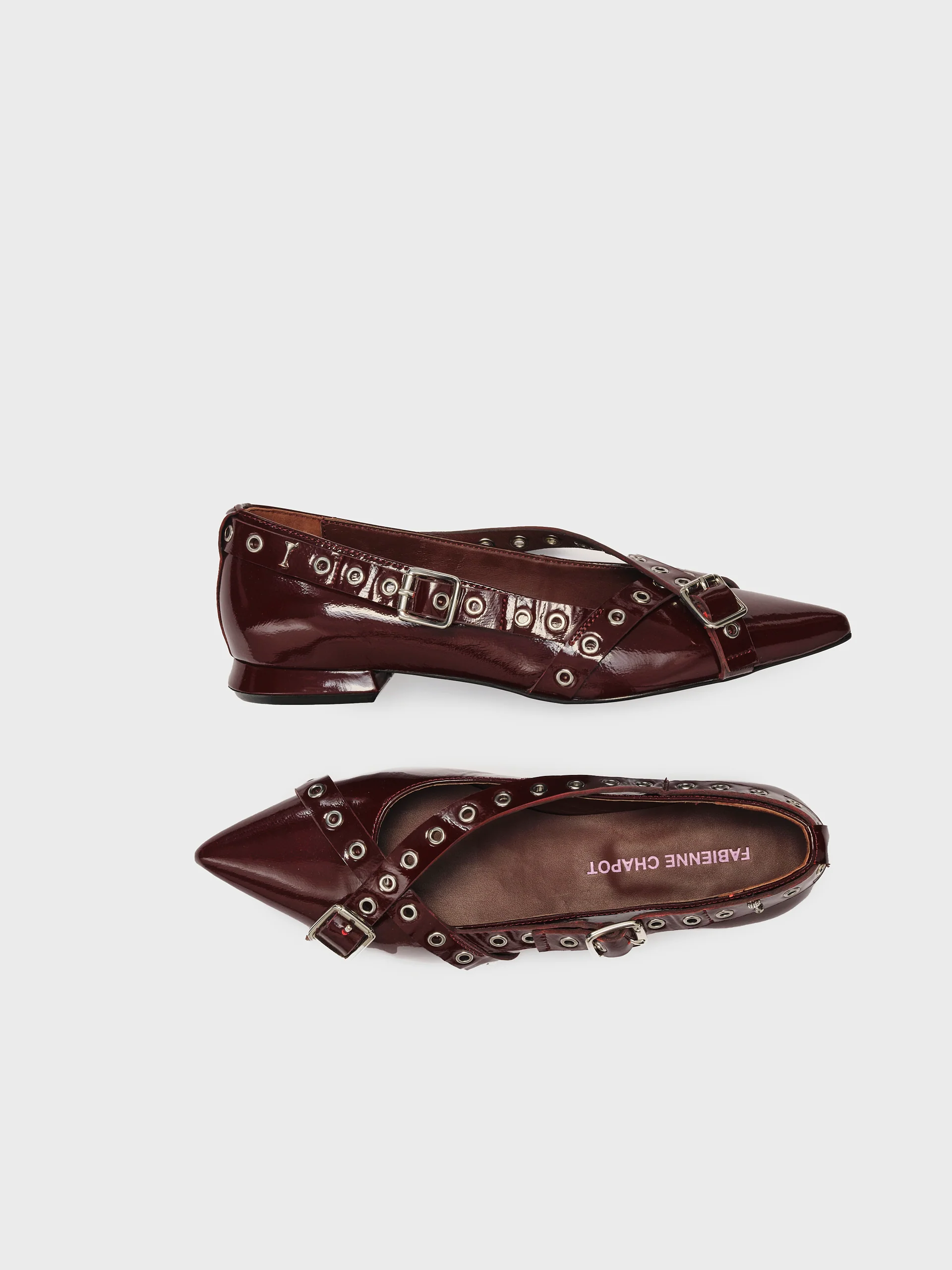 Clara Ballerina | Deep Burgundy - Image 4