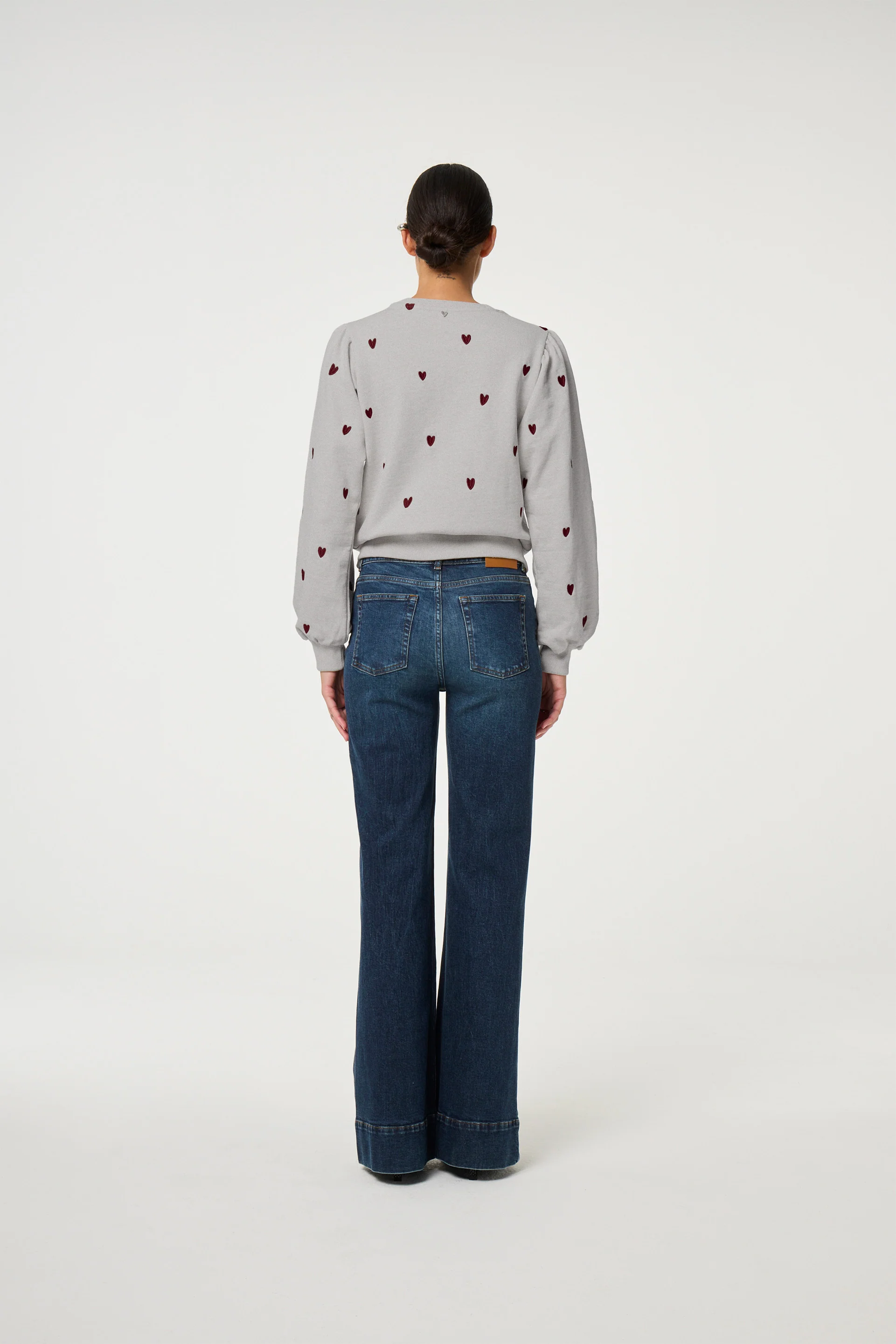 Dina Sweater | Grey Melange - Image 3