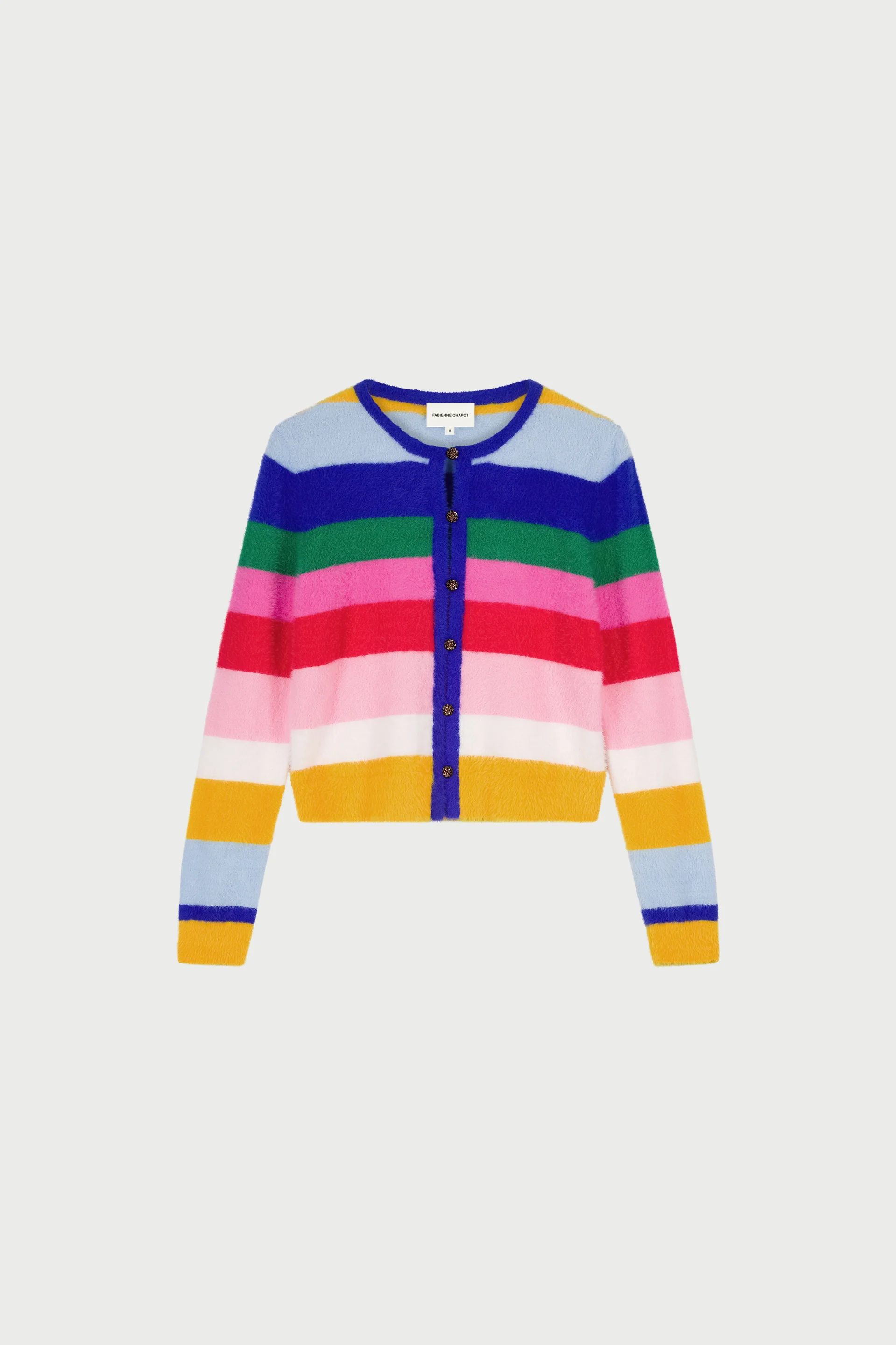 Henry Cardigan | Multi Stripe - Image 4