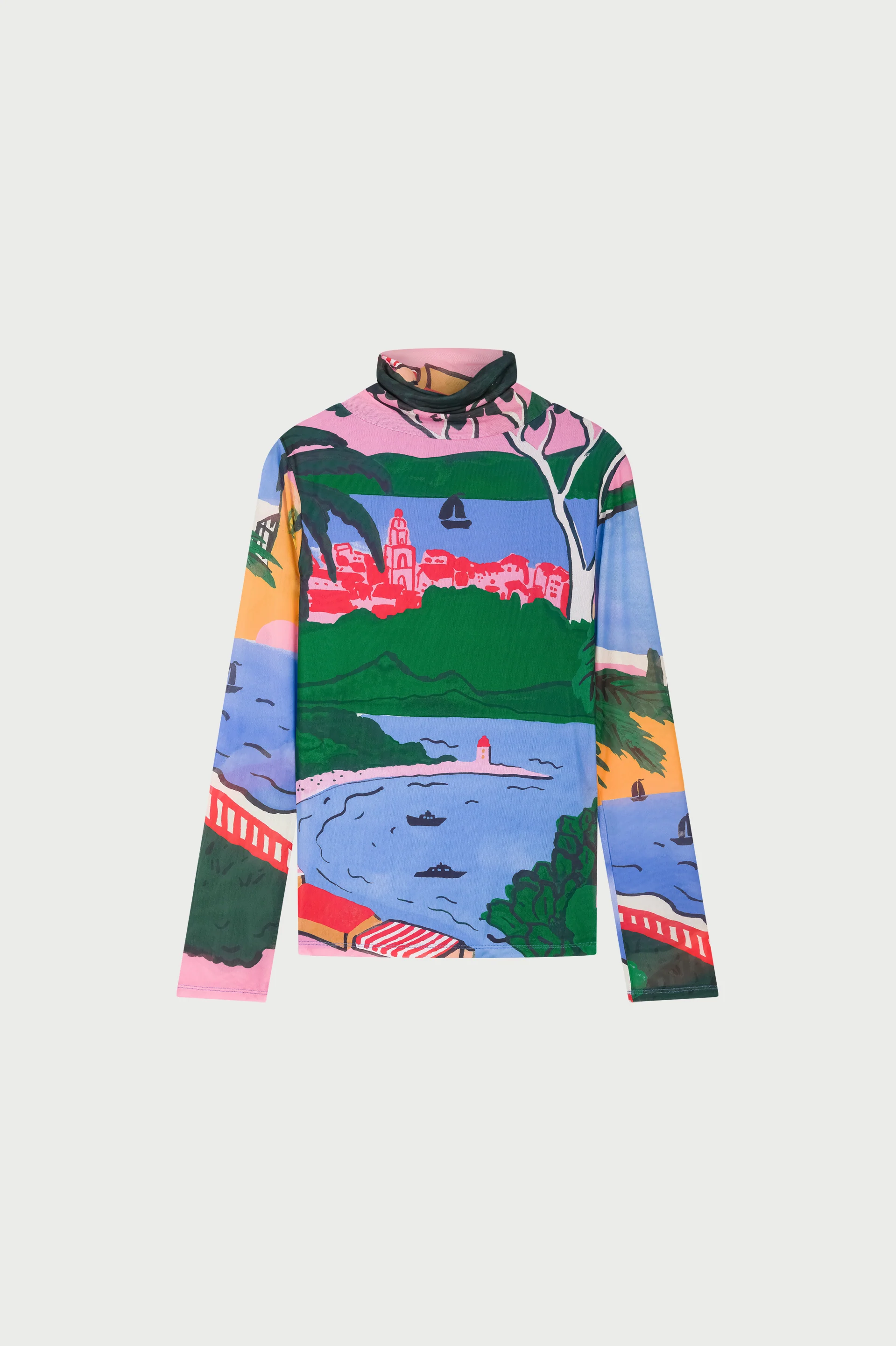 Jane Top | Marina Blue/Evergreen - Image 4