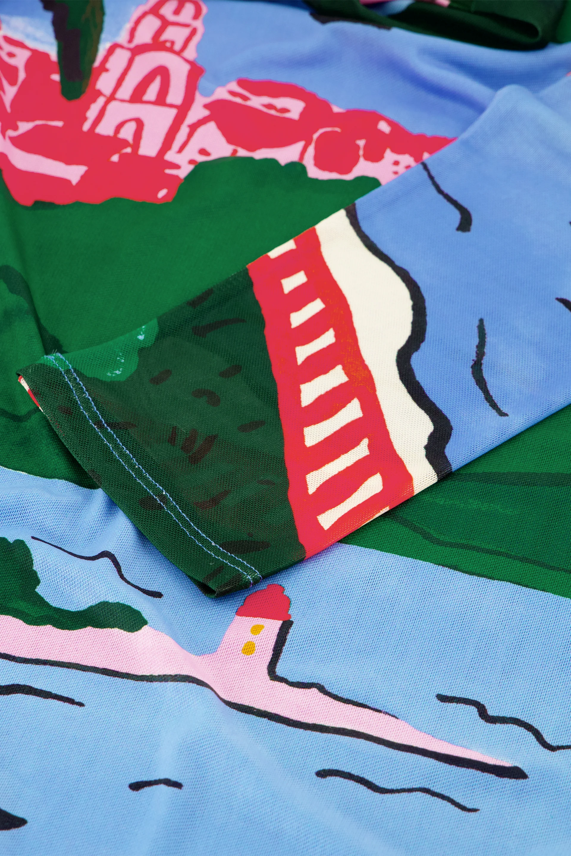 Jane Top | Marina Blue/Evergreen - Image 5