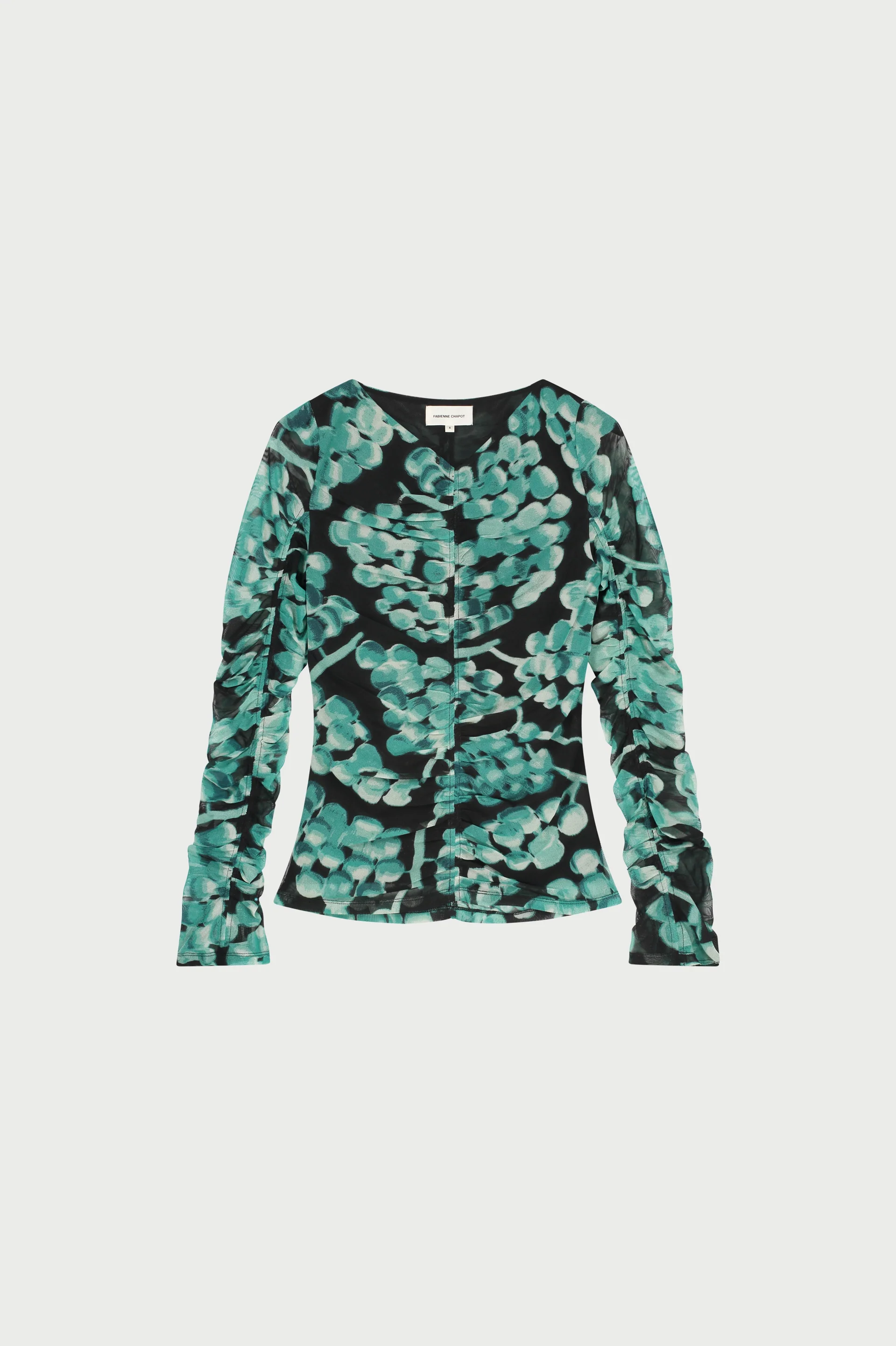 Karlis Top | Black/Mint Green - Image 5