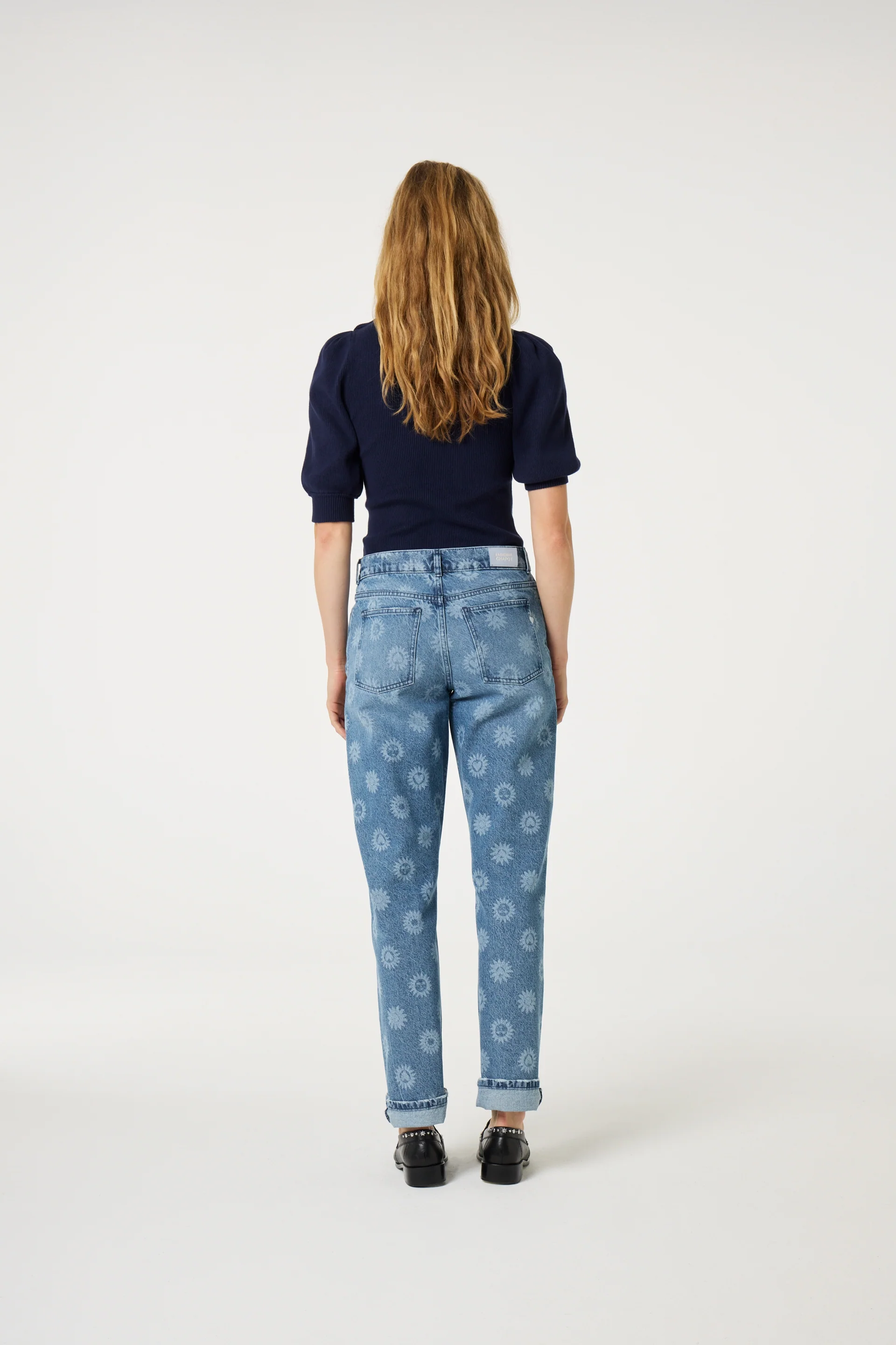 Lillian Short Sleeve Pullover | After Midnight Blue - Image 3