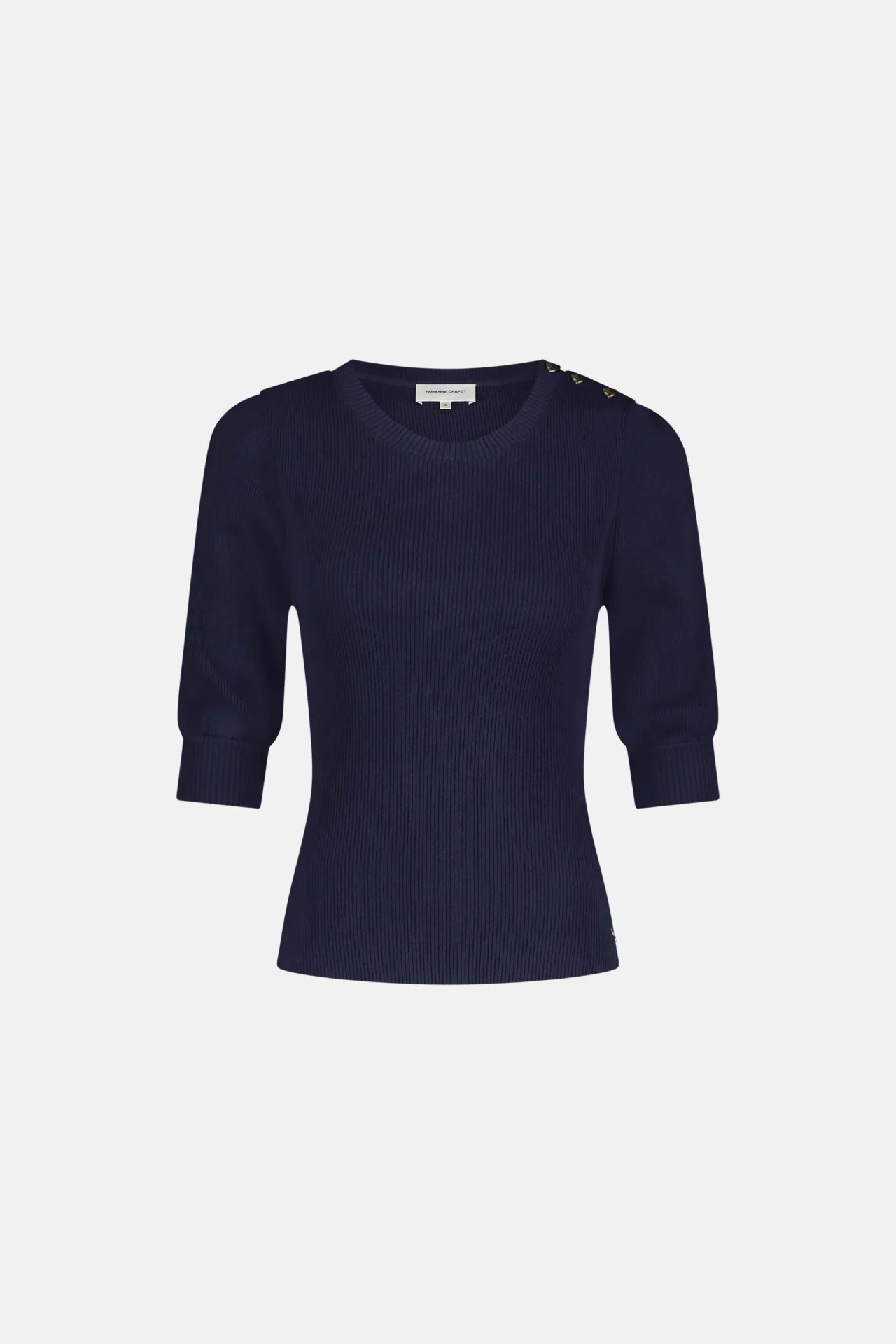 Lillian Short Sleeve Pullover | After Midnight Blue - Image 4