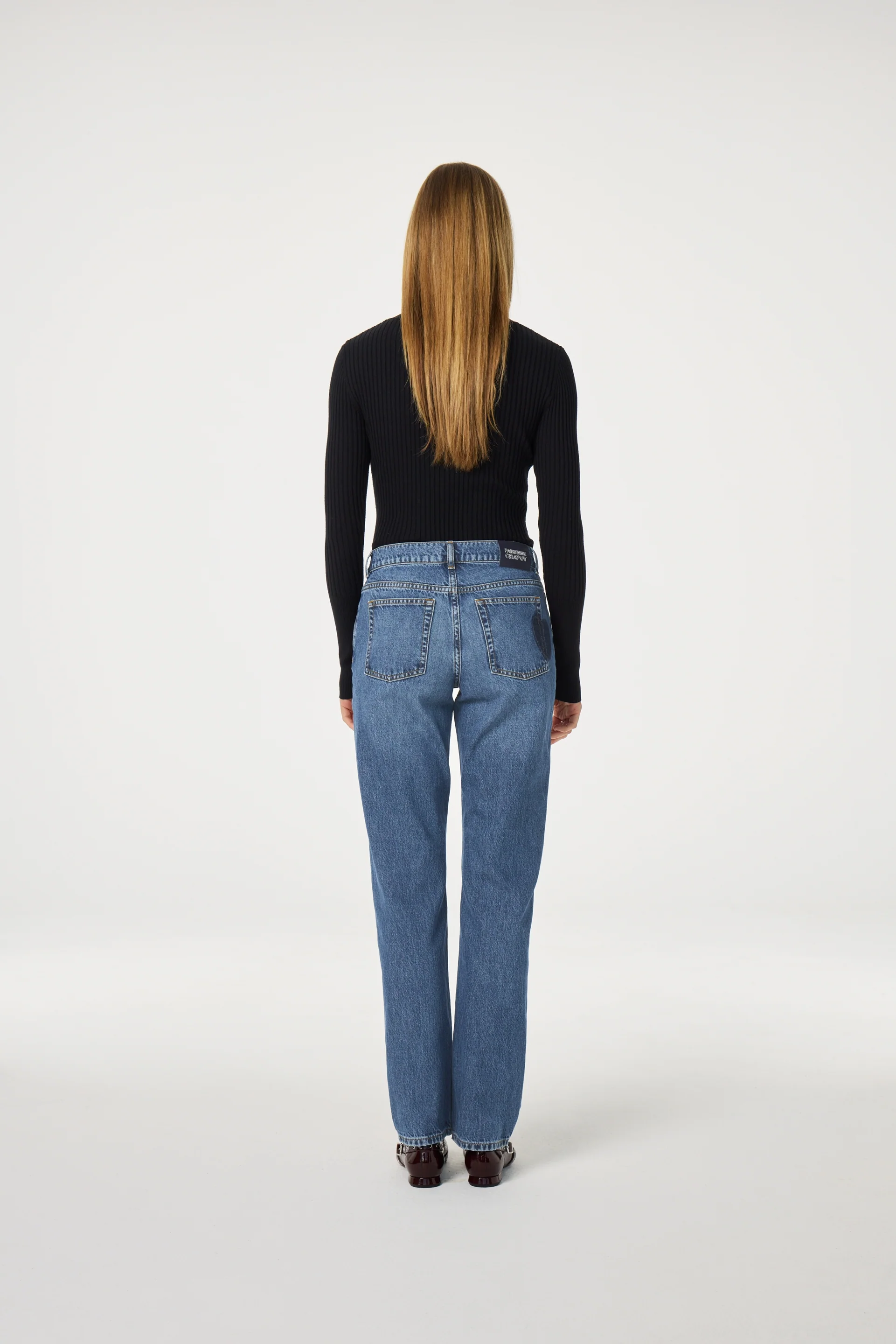 Marie Straight Leg Jeans | Vintage Blue - Image 3