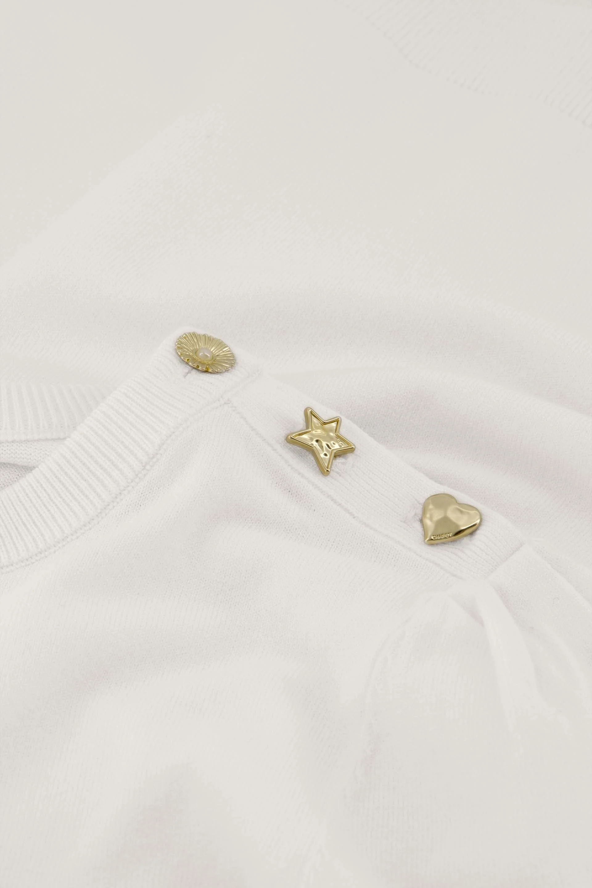 Molly Short Sleeve Pullover | Cosy White - Image 5