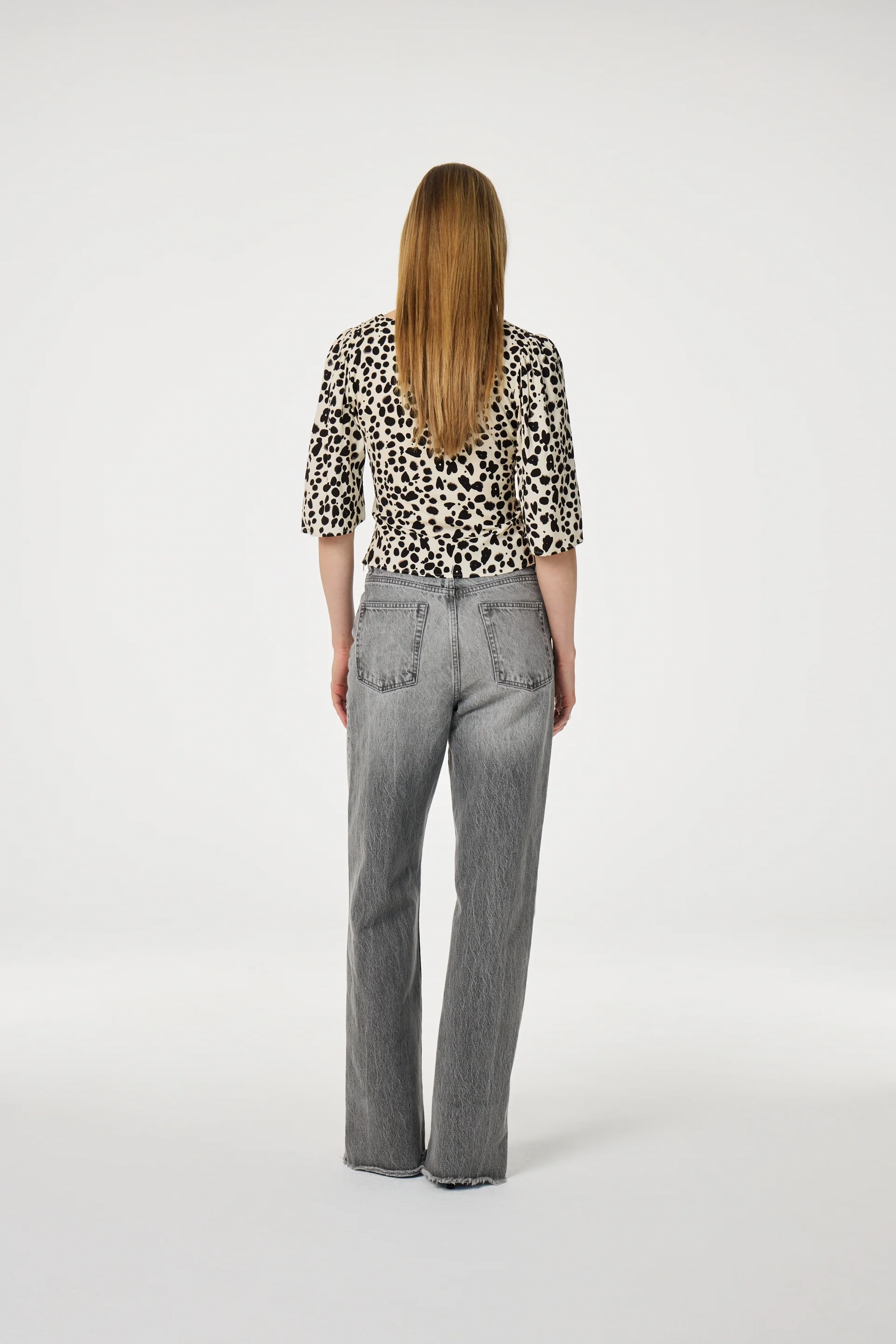 Myrte Top | Cosy White/Black - Image 3