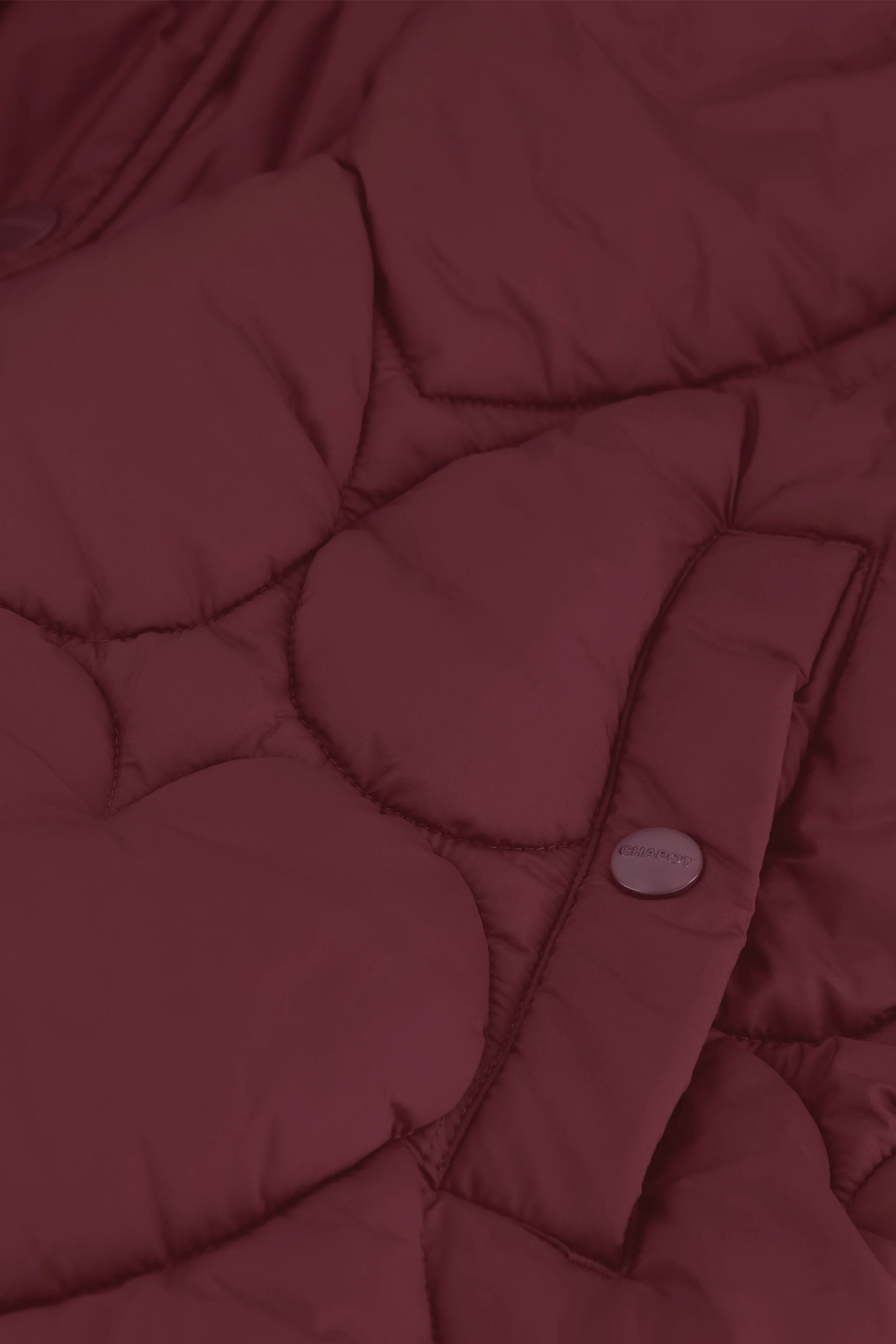 Prisca Puffer | Deep Burgundy - Image 6