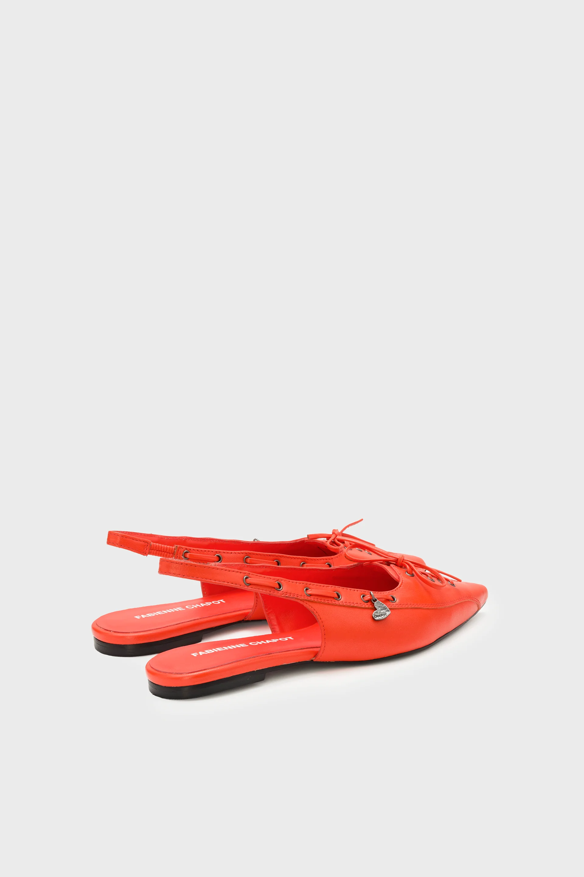 Sailor Slingback Flat | Tangerine Tango - Image 4