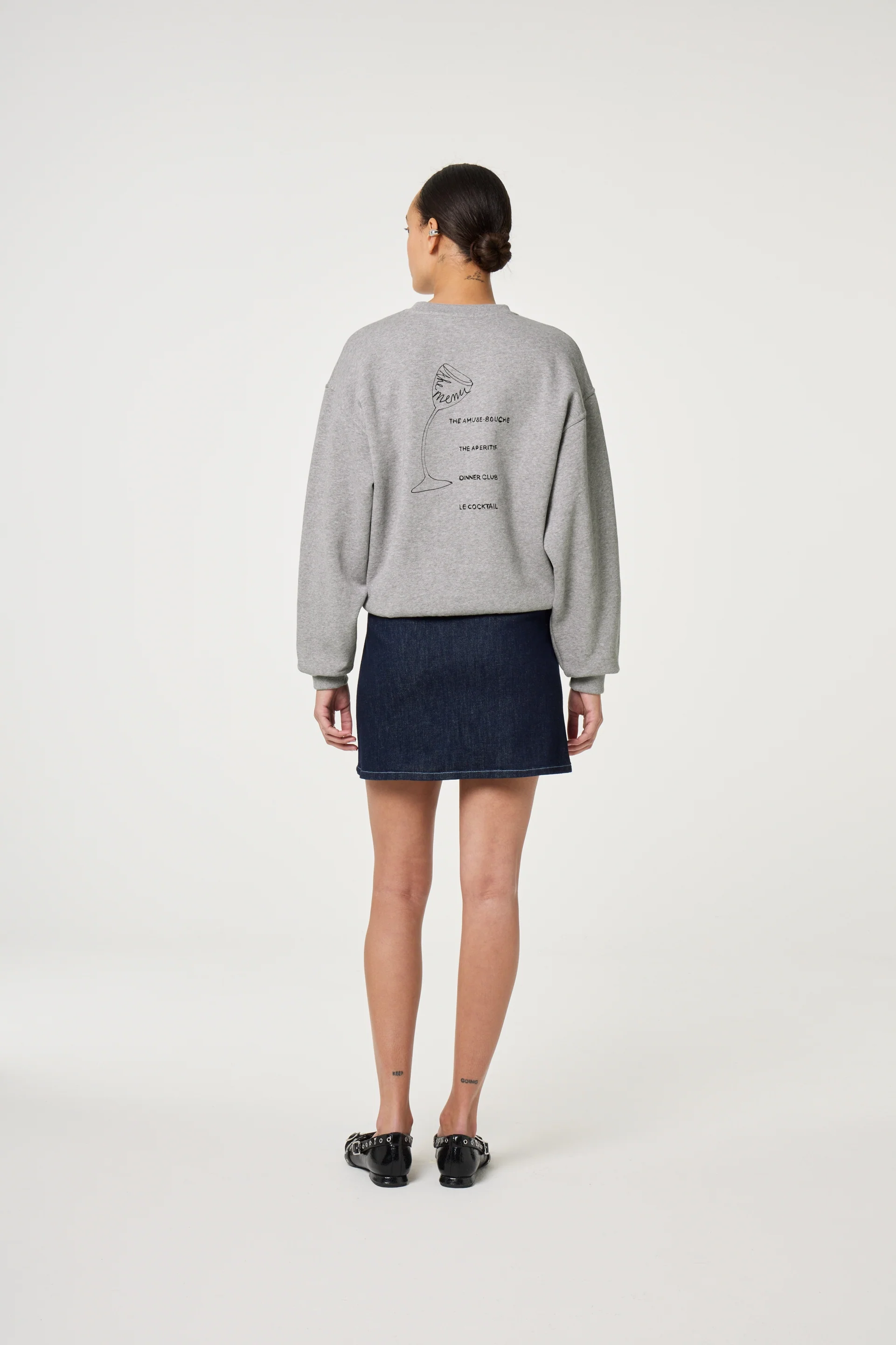 Terry Chateau Sweater | Grey Melange - Image 3